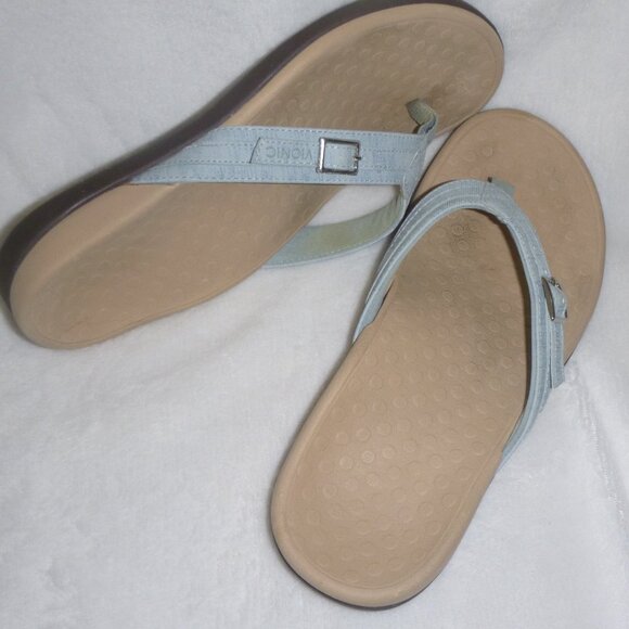 Women's Vionic, denim blue sandals - Picture 3 of 4